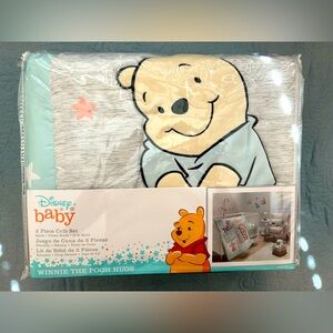 Bedtime Originals Winnie The Pooh Hugs Crib Bedding Set - 3pc